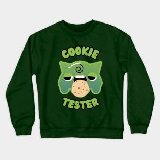 Cute Cookie Tester Monster Crewneck Sweatshirt